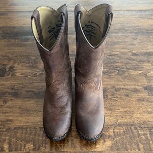 Masterson Boot Co. Women's Brown Pull On Western Boots Size 5